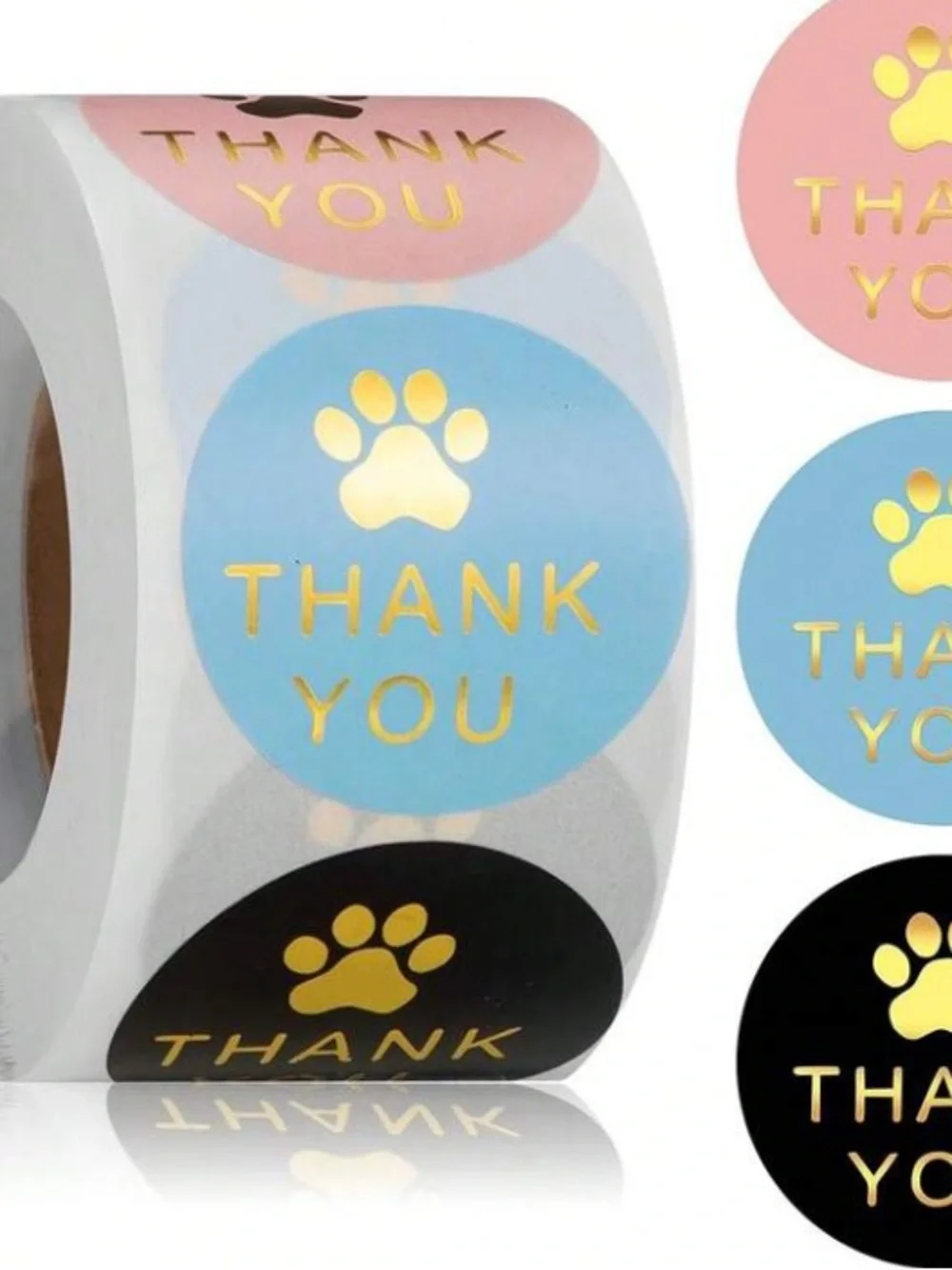 *Buy Now* 500 Piece Gold Foil Paw Print 
